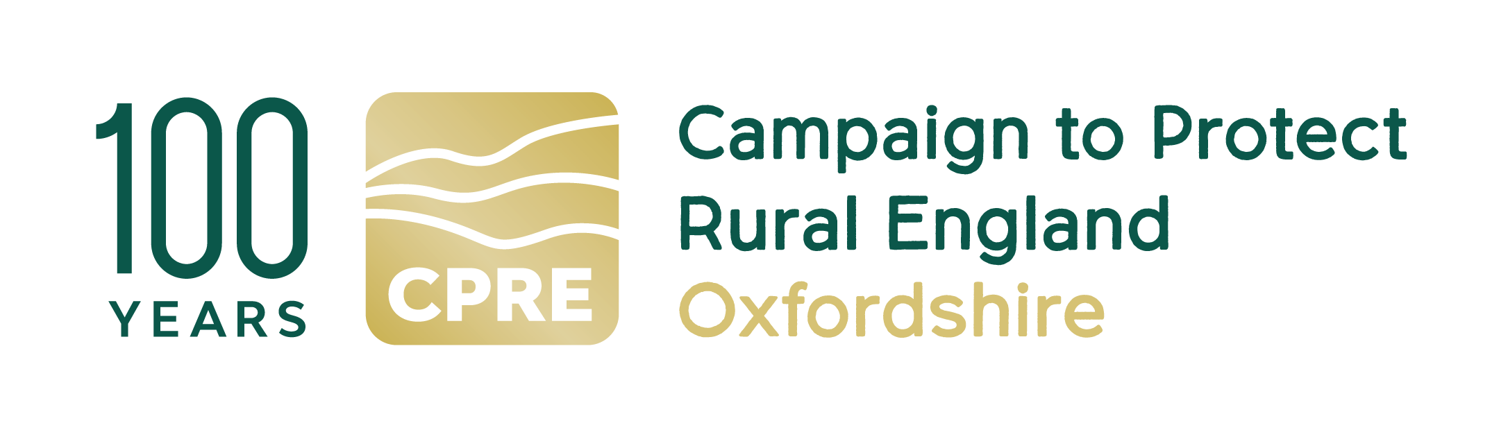 CPRE Oxfordshire centenary logo