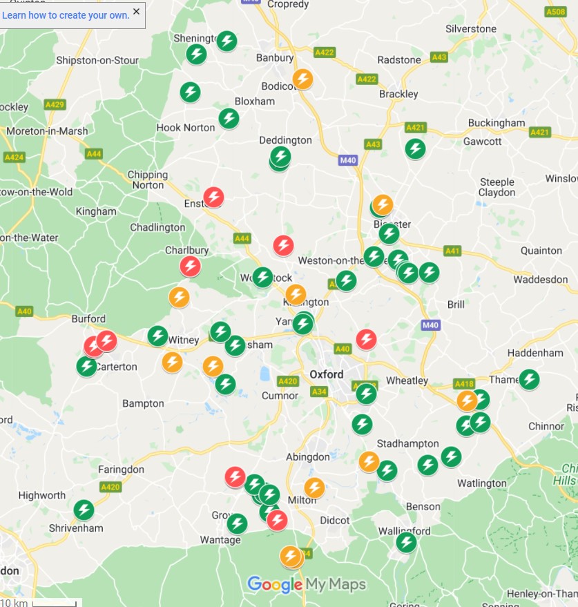 Solar farm map