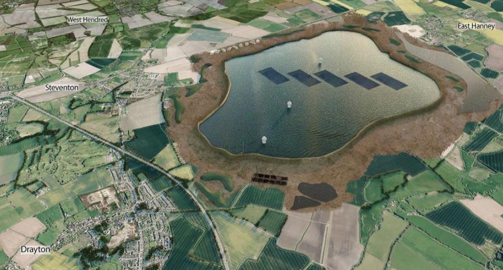 GARD aerial photo montage of Abingdon Reservoir
