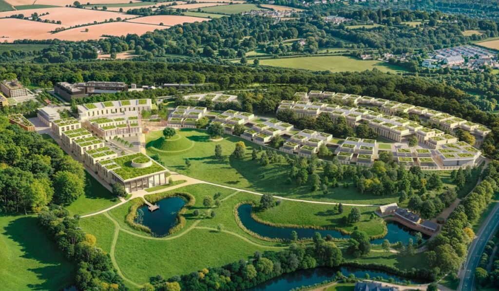 Artist's impression of the proposed development at EXOq