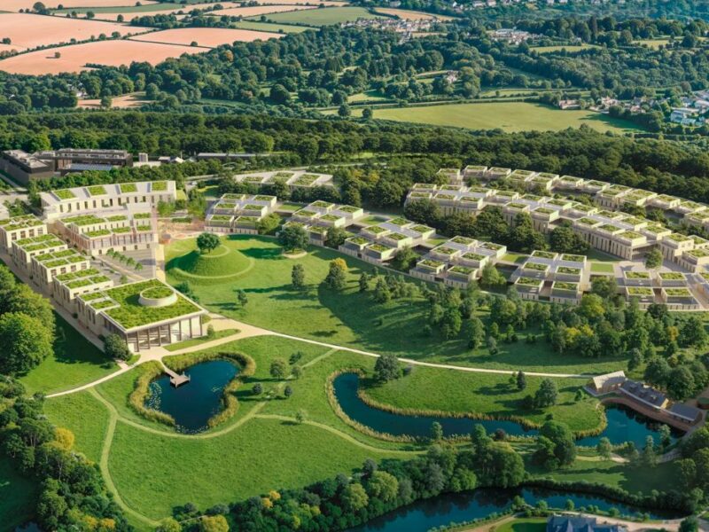 Artist's impression of the proposed development at EXOq