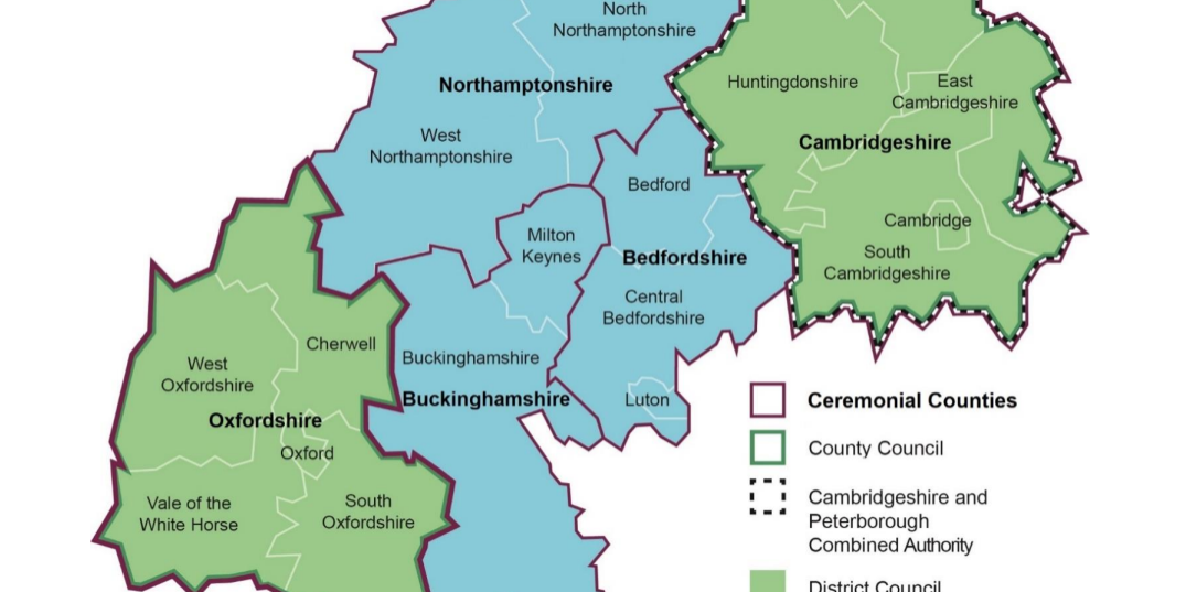 OxCam Arc map